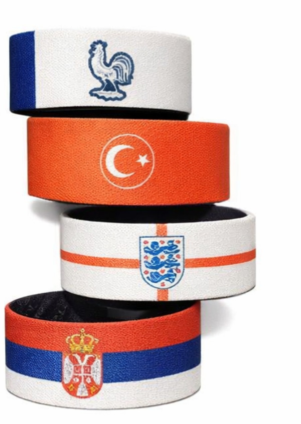 Fanarmband Frankreich / Türkei / England / Serbien