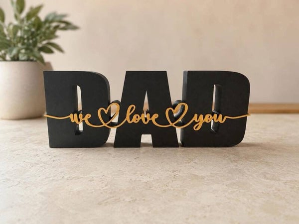 Cadeau voor Papa – “Dad, We Love You”