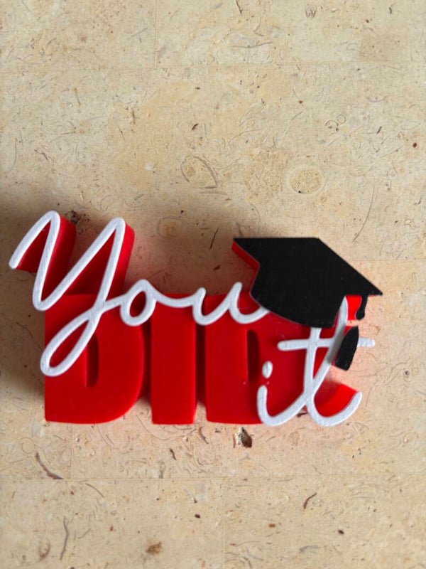 You did it!!!
