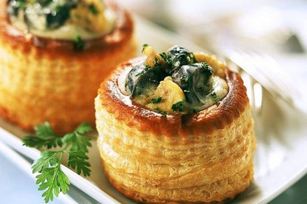 Plateau de feuilletés d'escargots