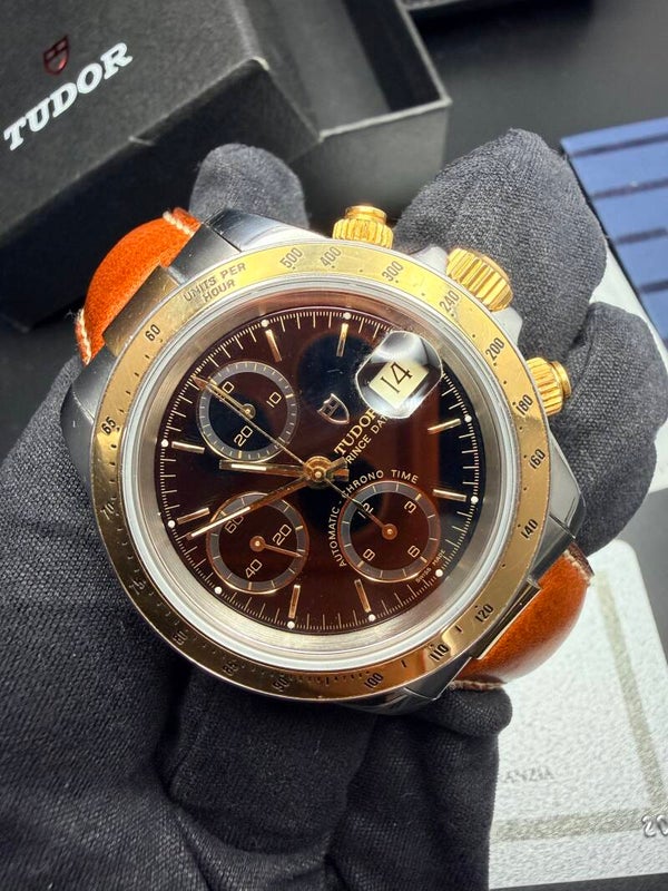 Tudor Prince Date Acero y Oro