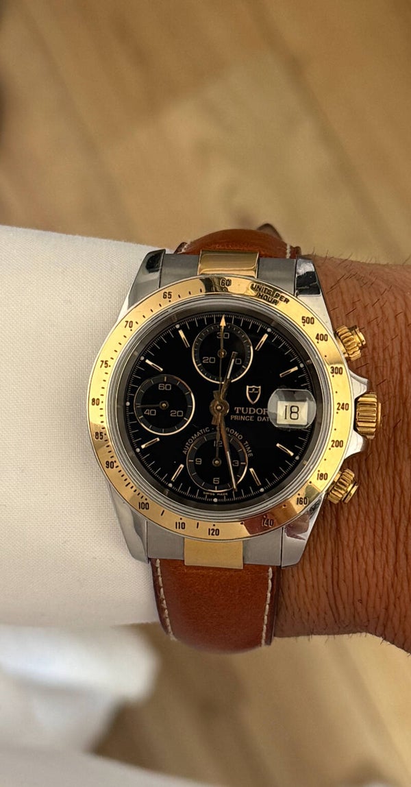 Tudor Prince Date Acero y Oro