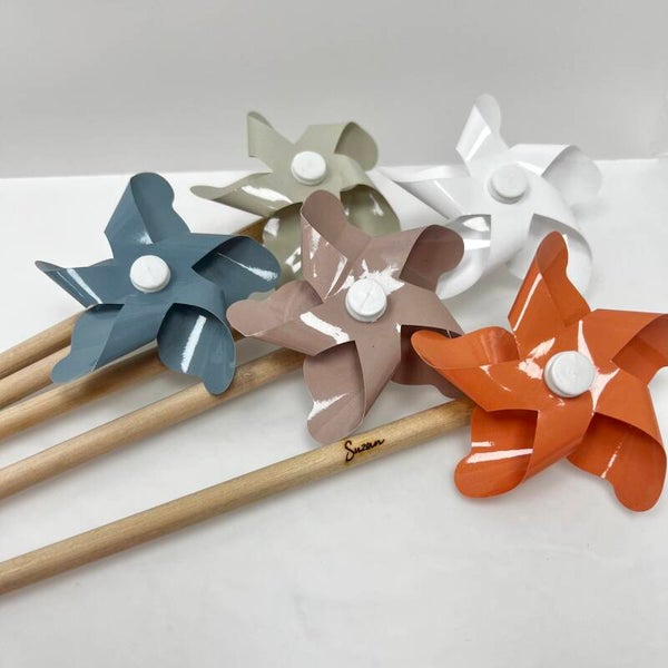 Potlood met windmolen - set van 6 stuks