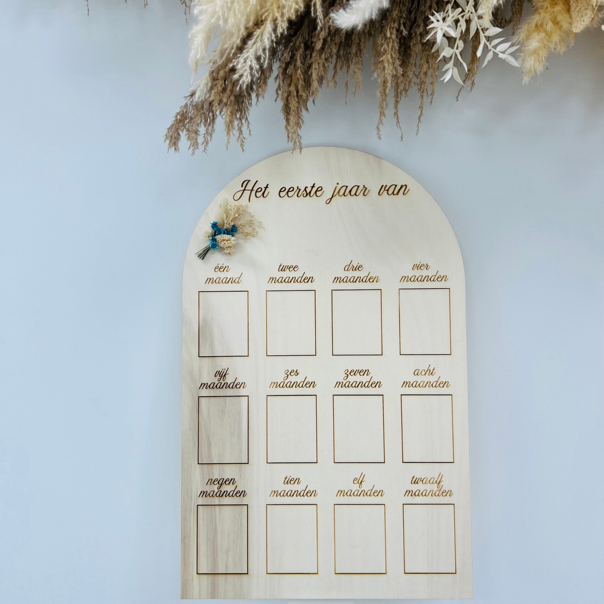 Herinneringsbord - het eerste jaar van…