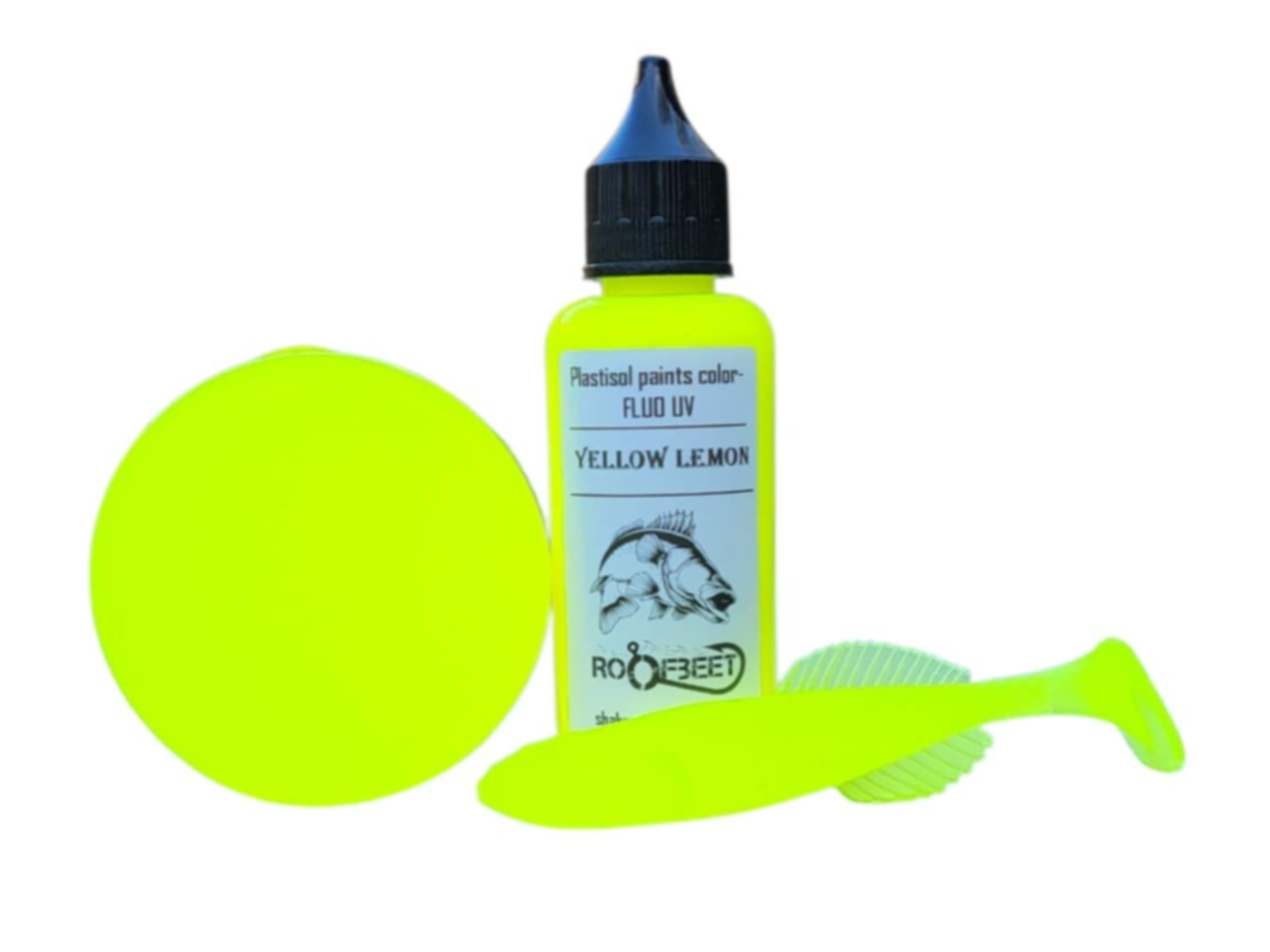 Plastisol Paints Fluo UV Yellow Lemon