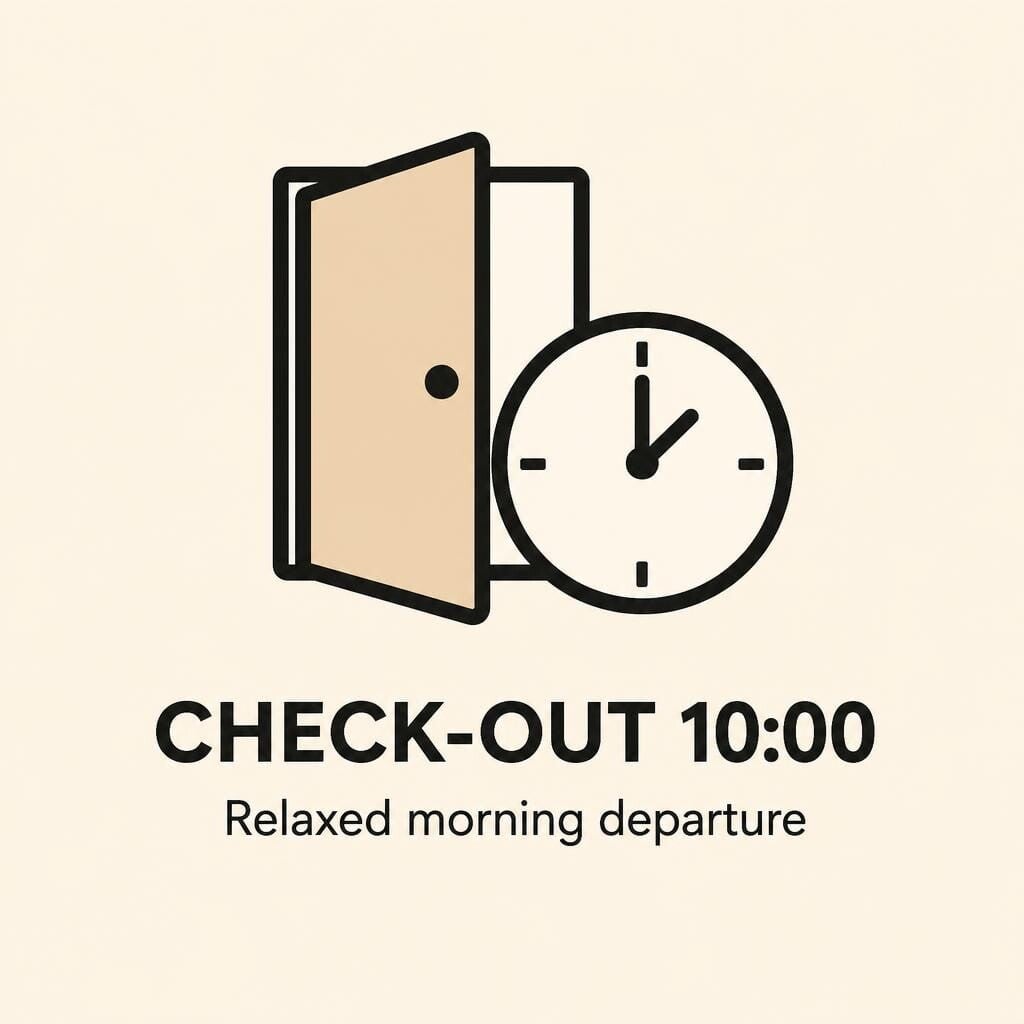 Check-out entro le 10:00 – B&B Ca' Vecia La Spezia