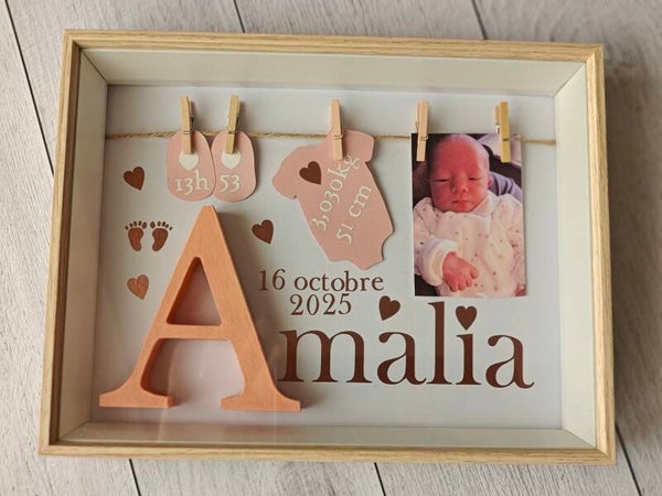 Cadre de naissance personnalisé