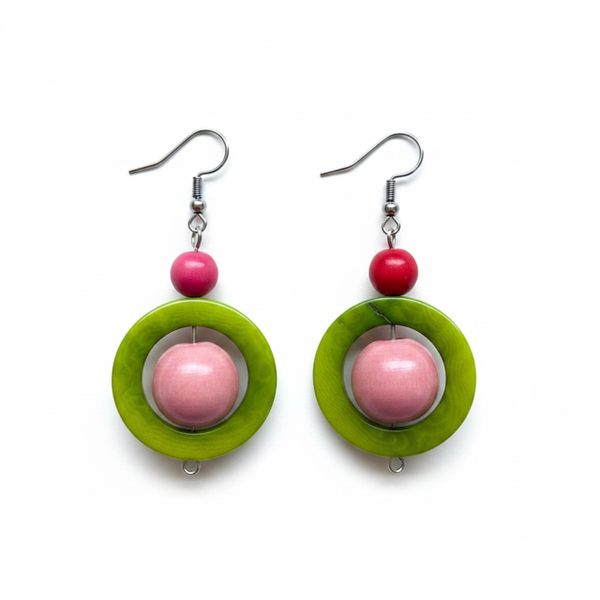 Tagua Earrings