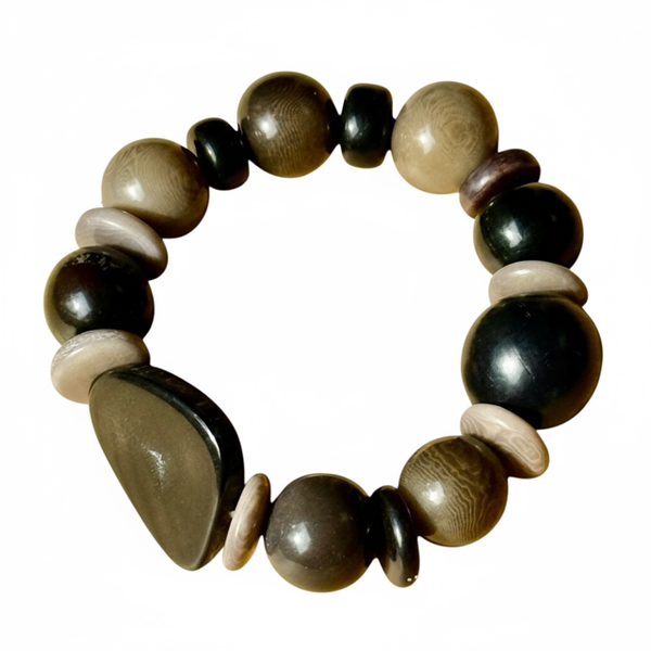 Caramelo Bracelet Black and Grey
