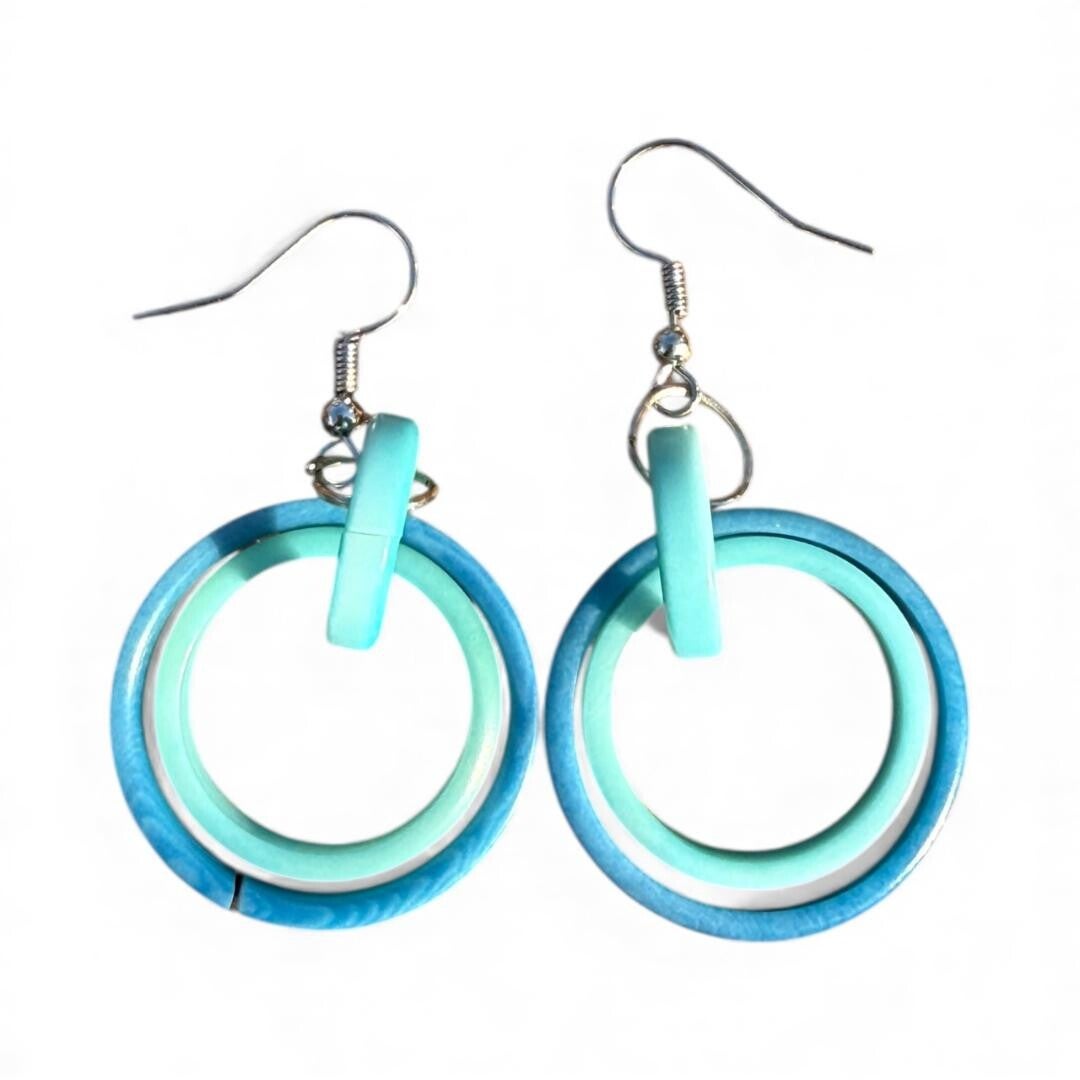 Tagua Ring Earrings