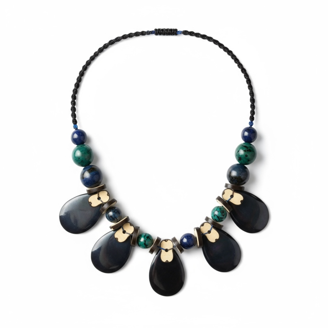 Marisol Navy Necklace