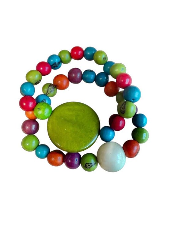 Caramelo Tagua Bracelets