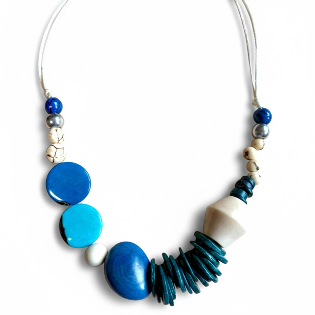 Blue Olivia Necklace