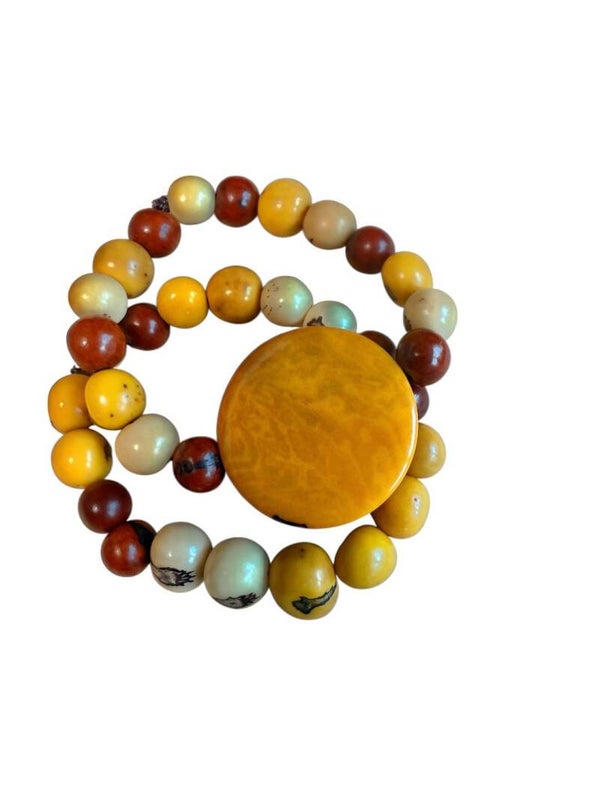 Caramelo Tagua Bracelets