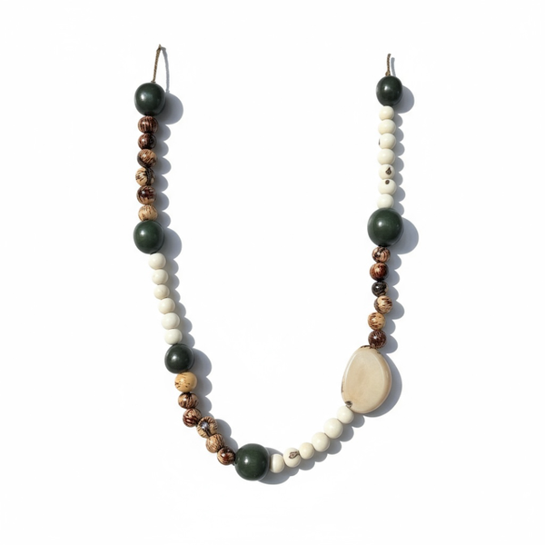 Carmela Tagua and Acai Necklace