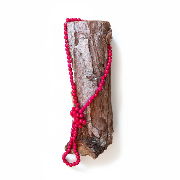 Pink Long Acai Necklace