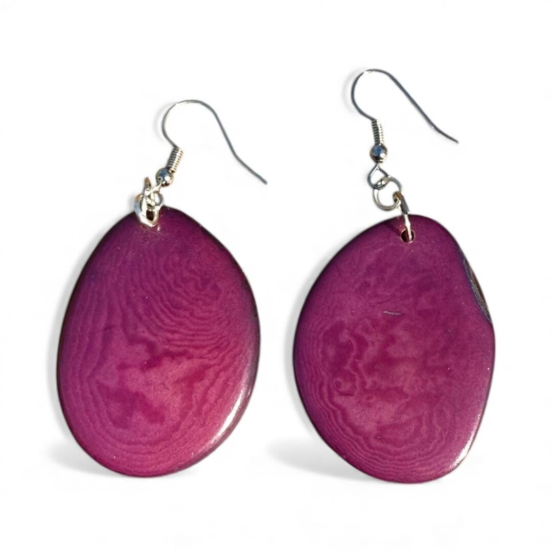 Tagua Earrings
