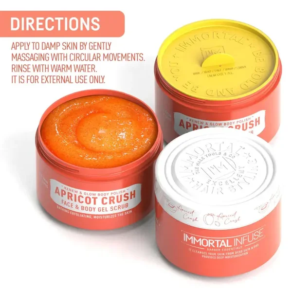 exfoliante de durazno