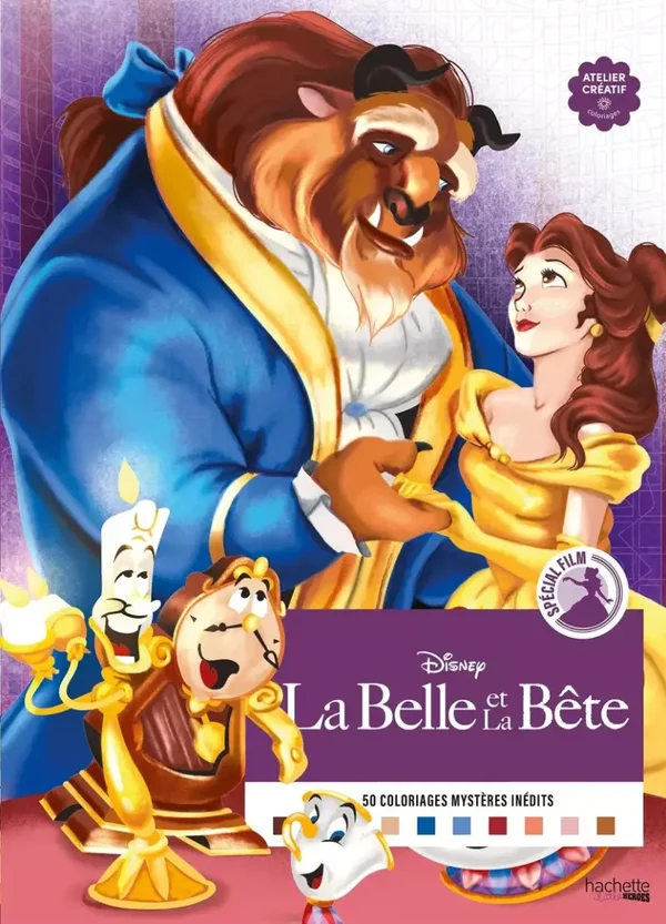 COLORIAGES MYSTERES - Spécial film - La Belle et la Bête