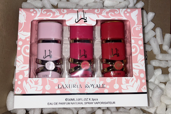 🌸✨ Coffret Eau de Parfum Luxuria Royale – 3 x 30 ml ✨🌸