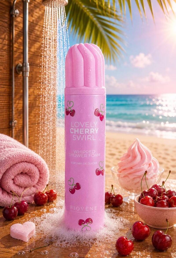 Mousse de Douche Cerise gourmande & crème fouettée