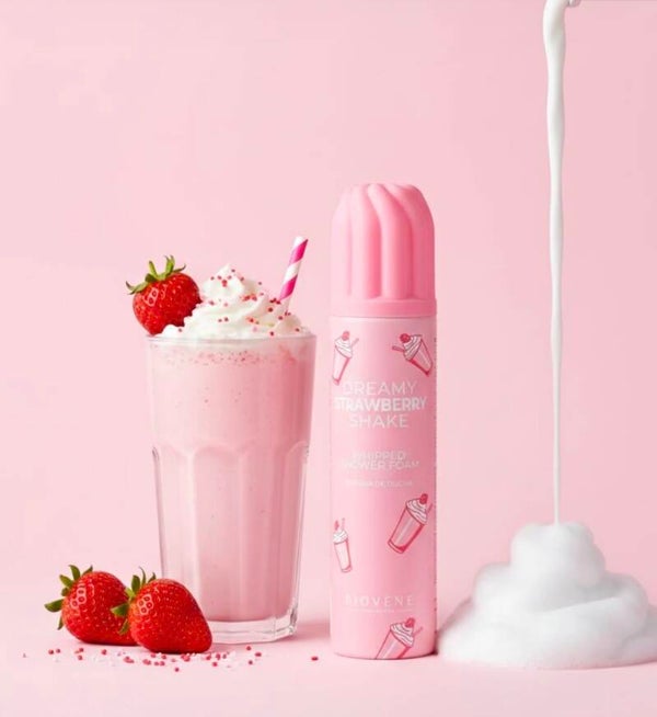 Mousse de DoucheMilkshake à la fraise gourmand 250ml