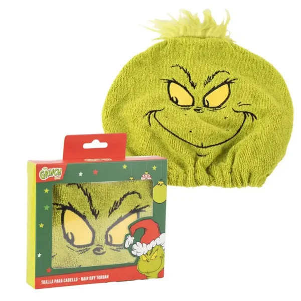 La serviette à cheveux Grinch