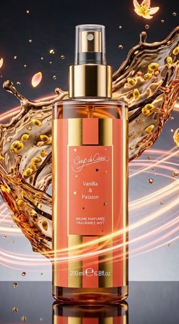 🌺✨ Brume Parfumée Vanille & Passion – 200 ml ✨🌺