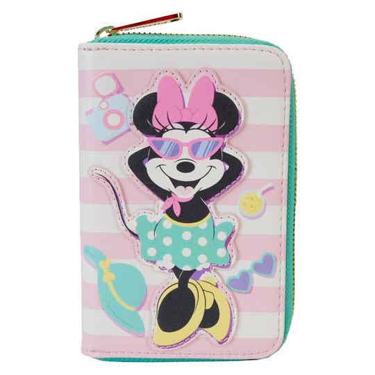 Portefeuille À Rabat Mickey Et Minnie Holiday - Disney Loungefly Portefeuille À Rabat Mickey Et Minnie Holiday - Disney Loungefly