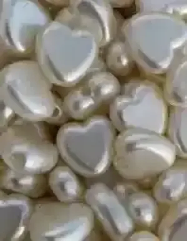 Hartjesparels acryl