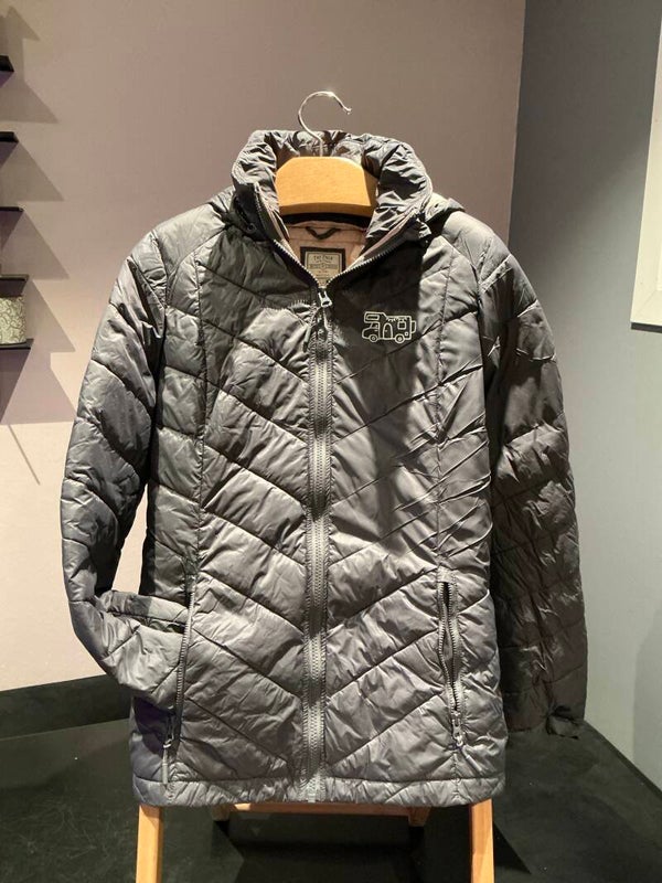 Gjenbruksjakke, dame, med bobiltrykk