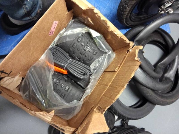 Two sets of 26 x 3, And two inner tubes