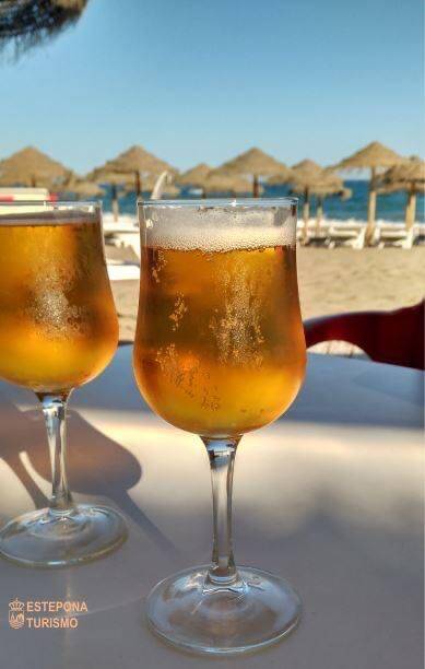 Drinks at yet another chiringuito 