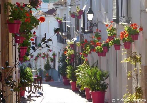 Typical street in Estepona