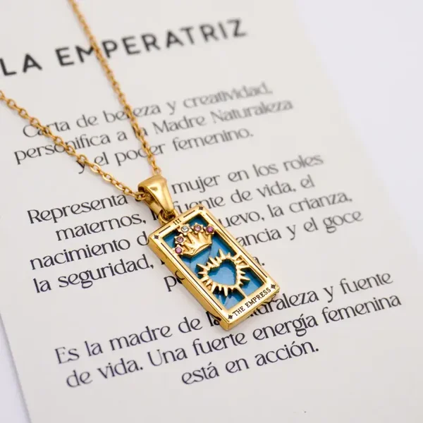 The Empress Tarot Necklace,