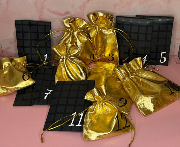 Adventskalender goudkleur