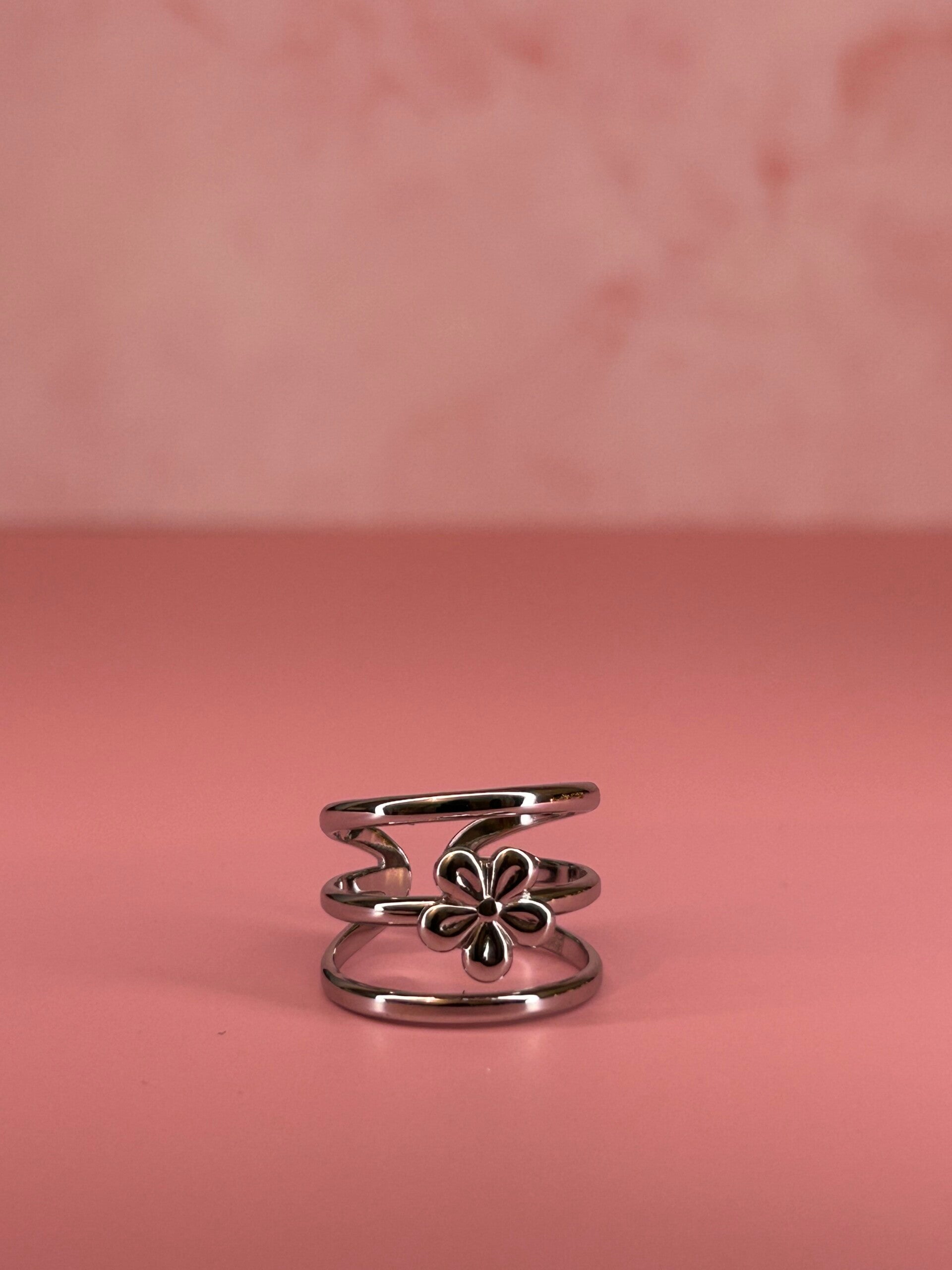 Verstelbare ring (zilver)