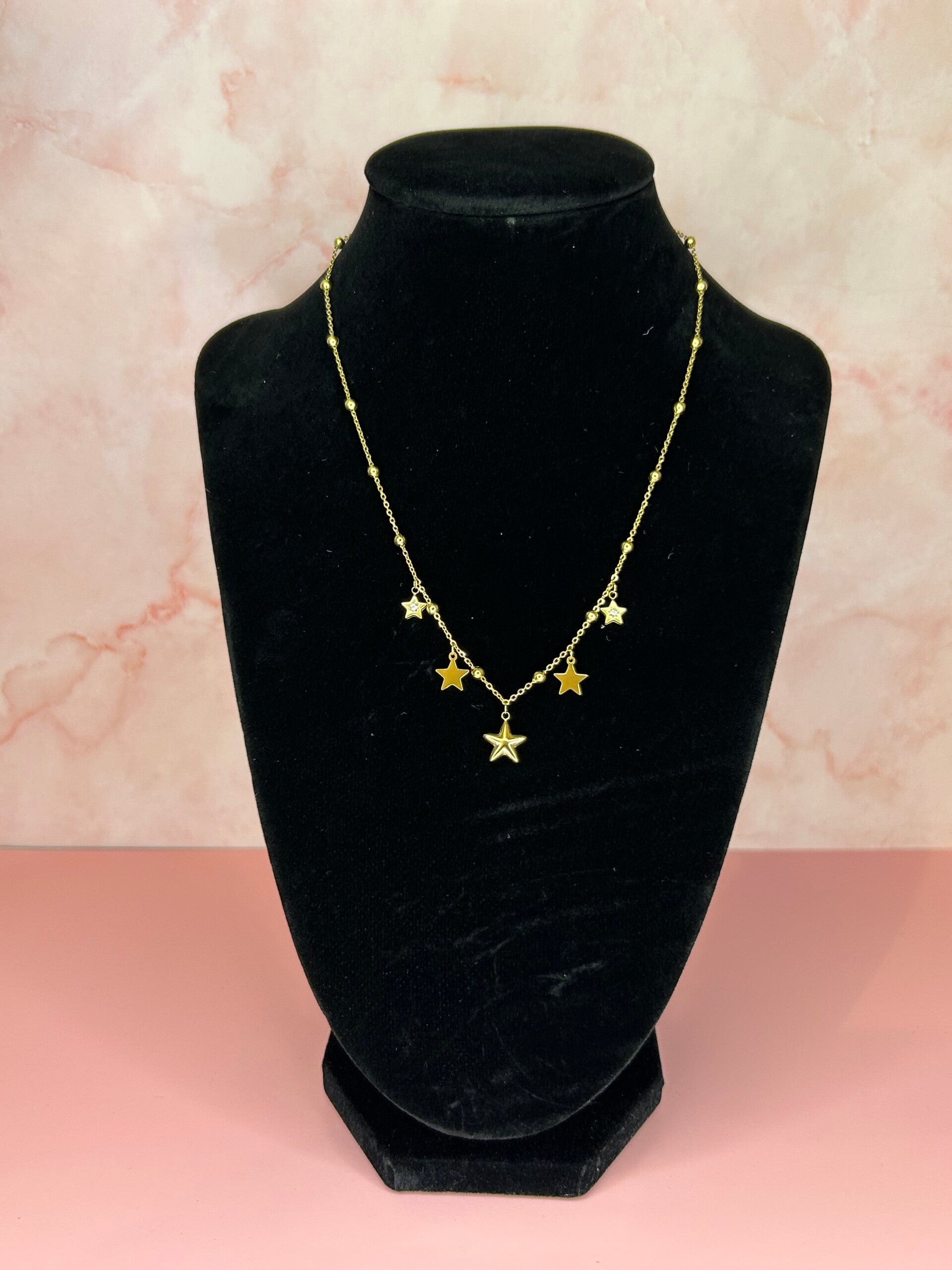 Ketting sterren (goud)