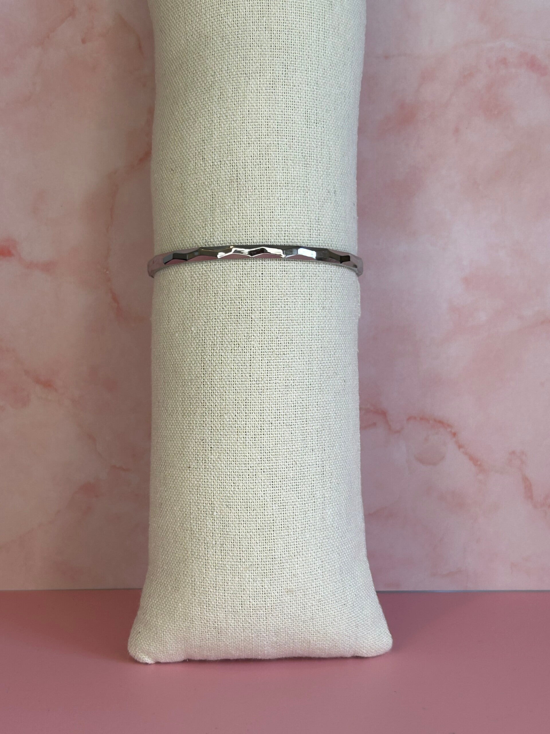 Bangle structuur (zilver)