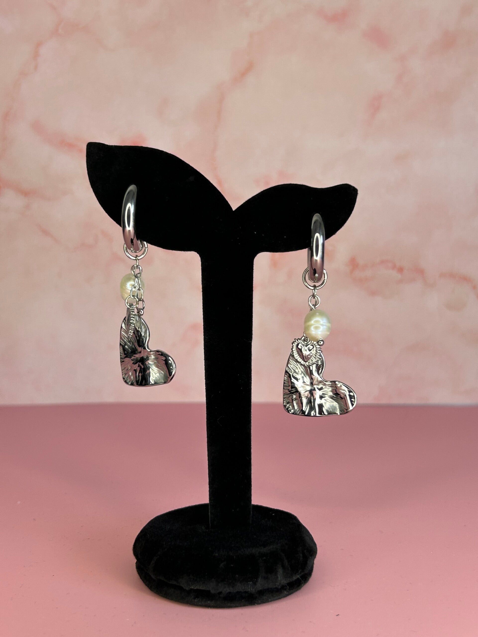 Bedeloorbellen hart (zilver)