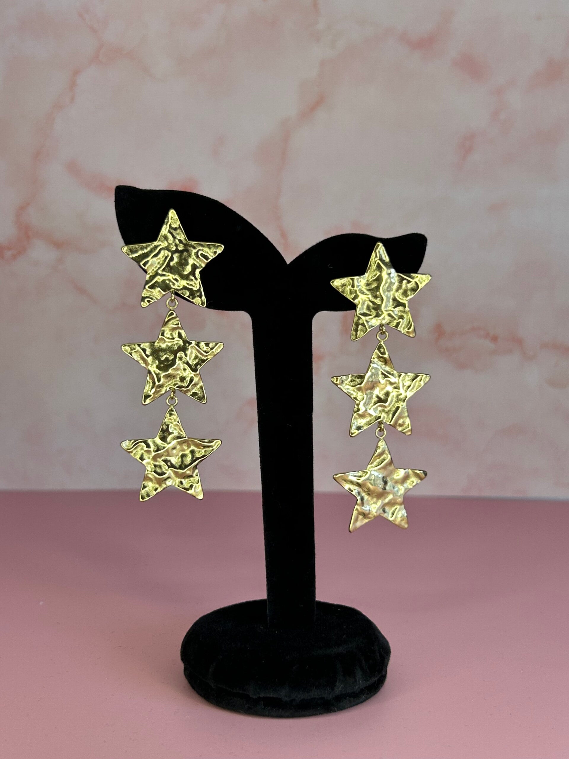 Oorbellen ster (goud)