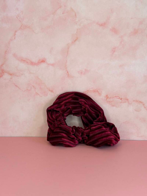 Scrunchie donkerrood