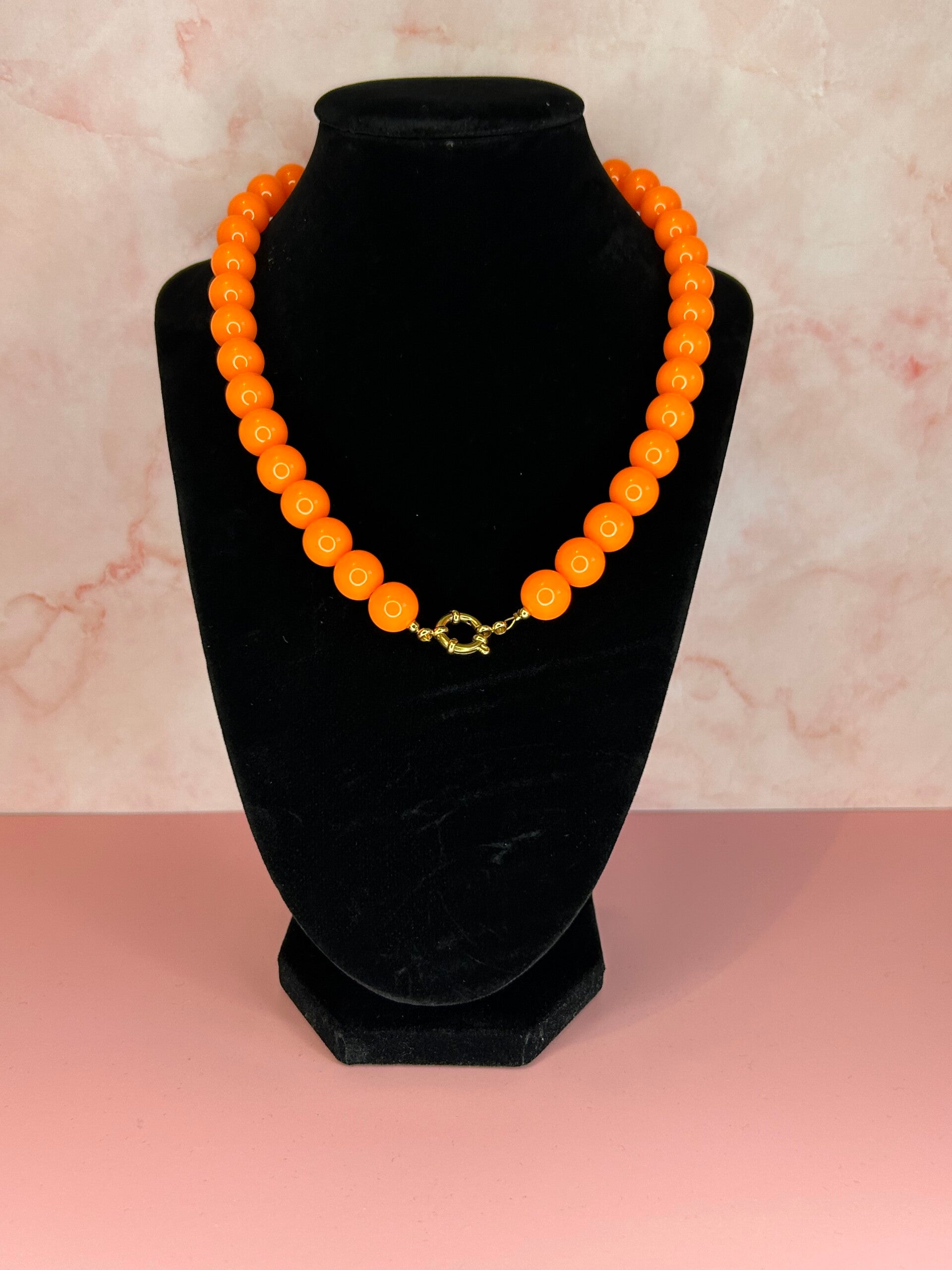 Parelketting oranje