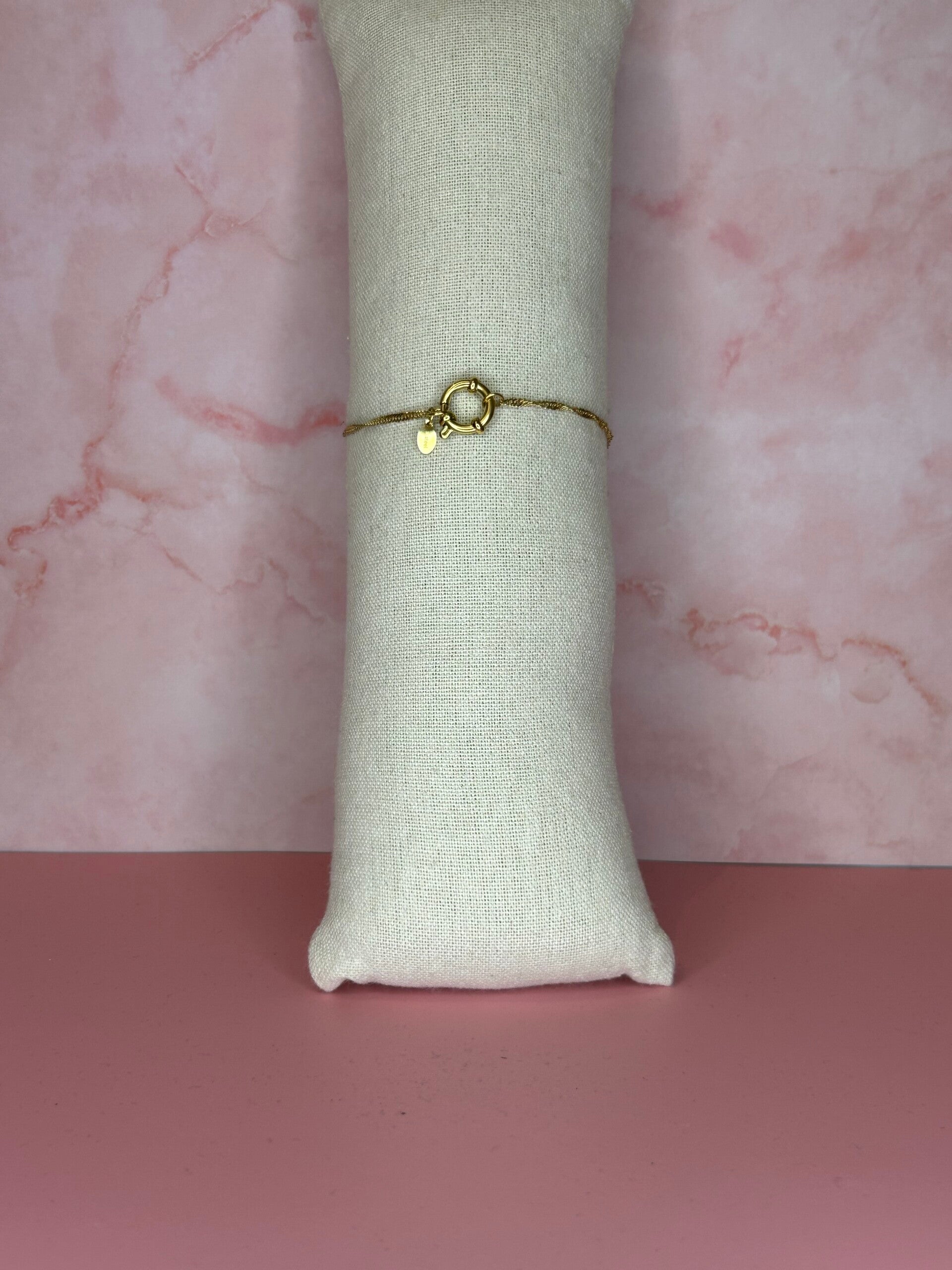 Armband met slot (goud)