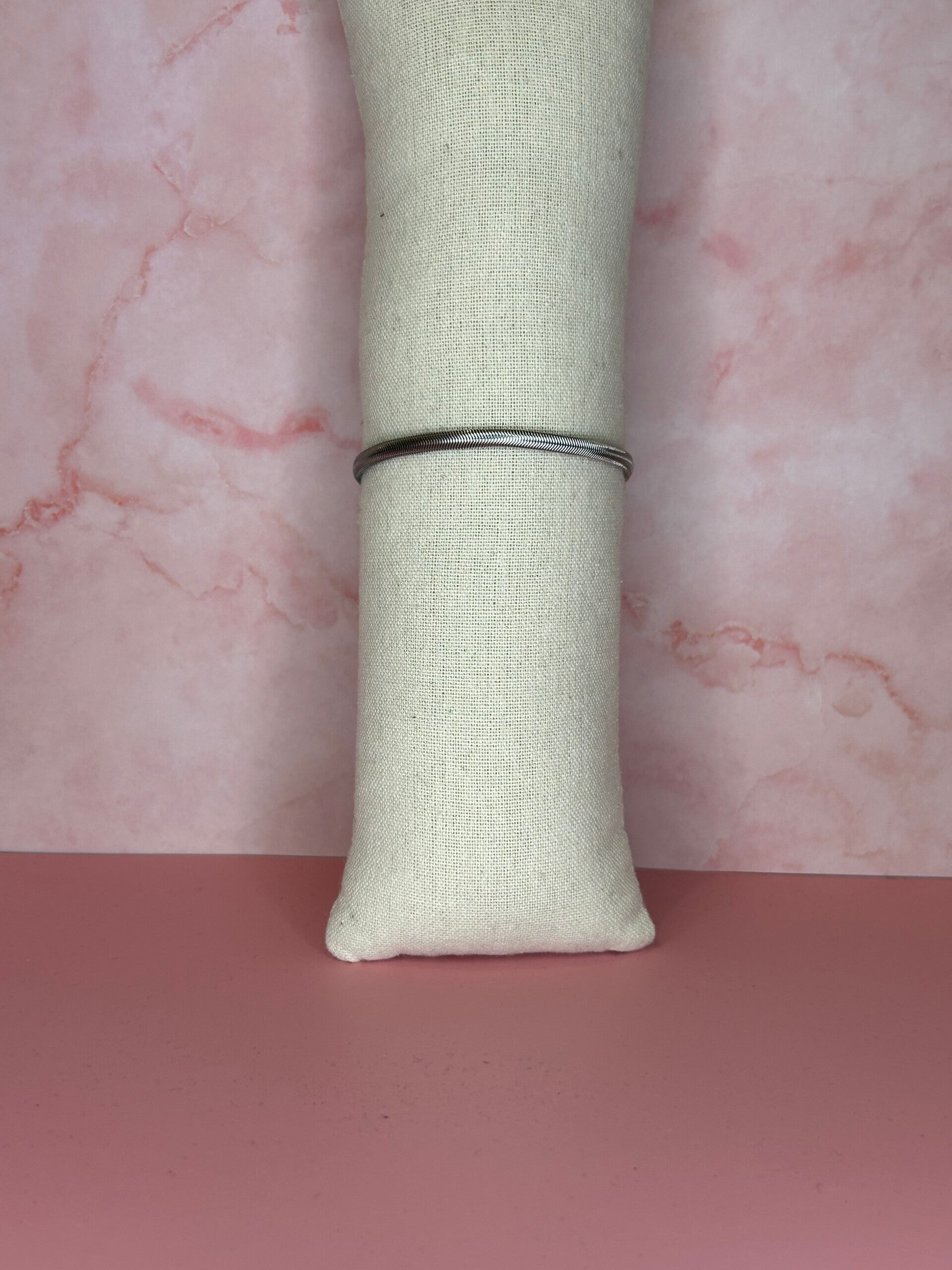 Armband visgraat (zilver)