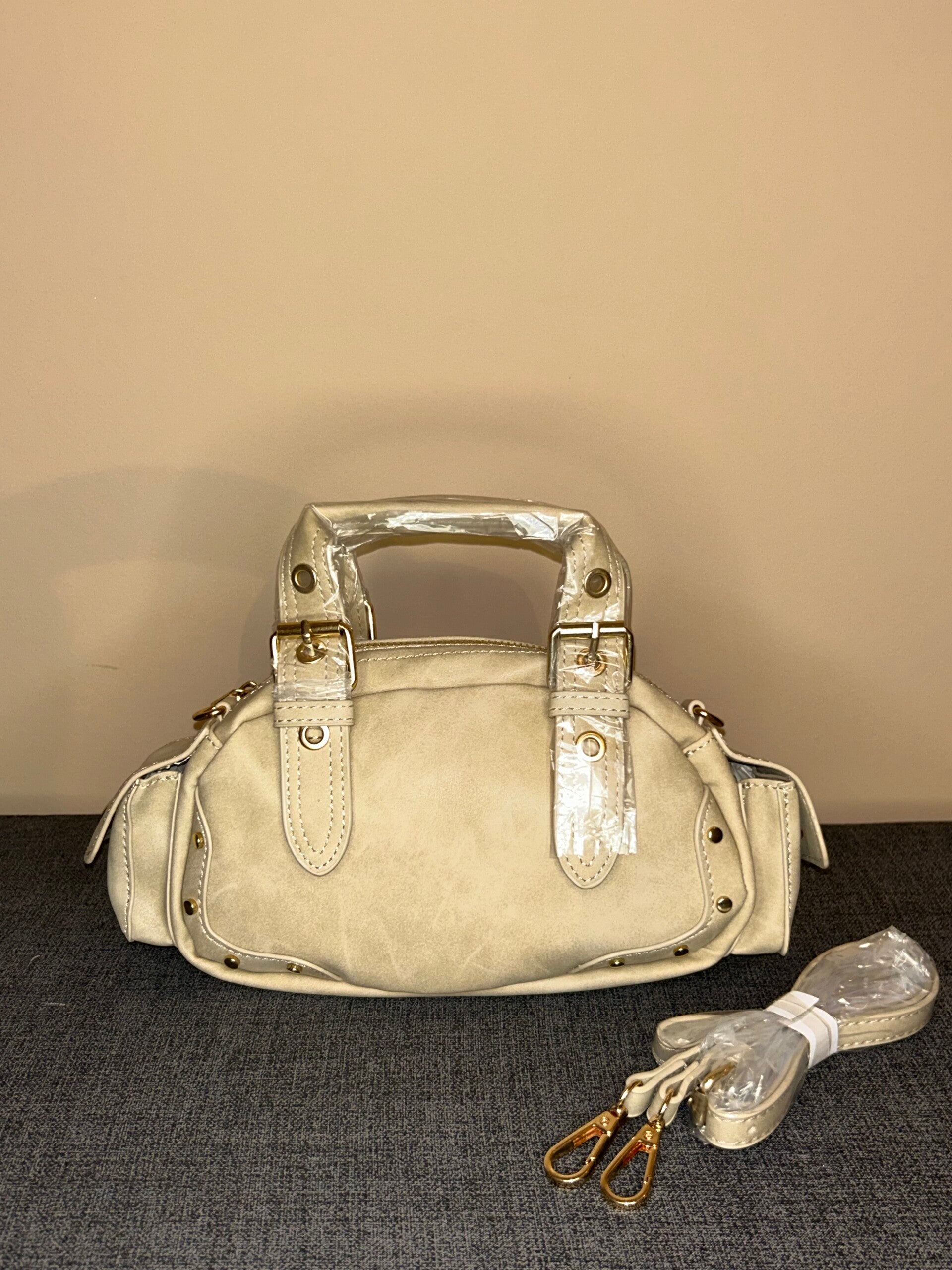Trendy tas beige