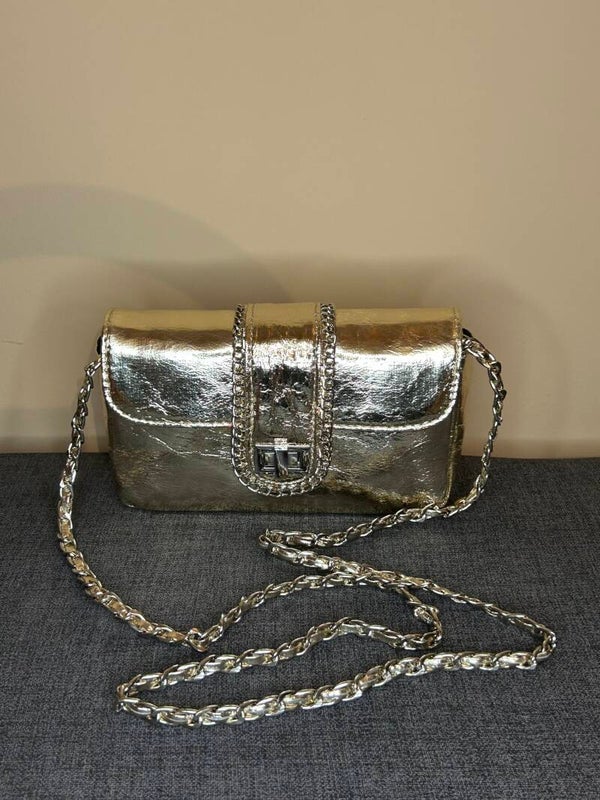 Crossbody tas goud
