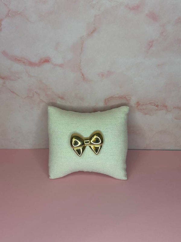 Broche strik goudkleur