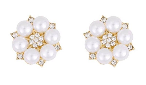 Manchetknopen parel glitter