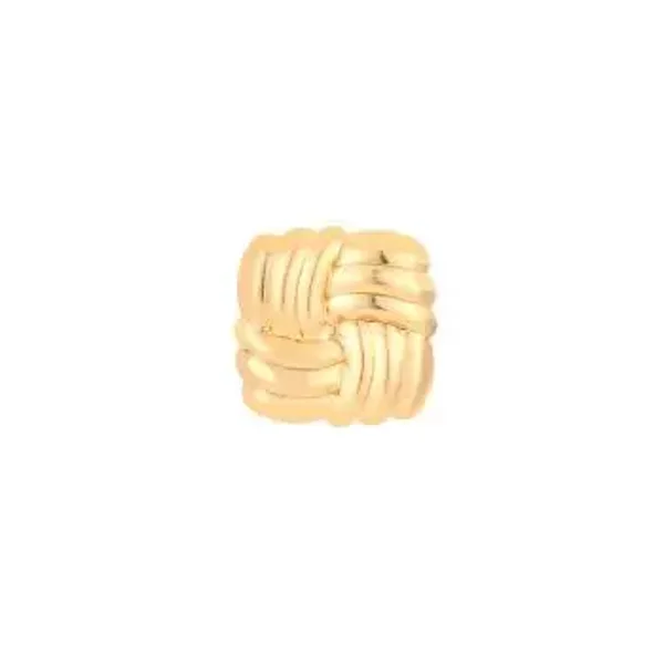 Manchetknopen vierkante knoop